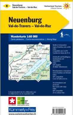 Actual product image Hiking map Neuchâtel-Val de Travers-Val de Ruz