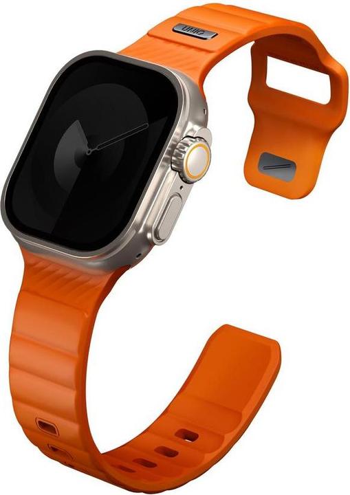 Actual product image Uniq pasek Stride Apple Watch Series 1/2/3/4/5/6/7/8/9/SE/SE2/Ultra/Ultra 2 42/44/45/49mm FKM Rubber (42 mm, 44 mm, 45 mm, 49 mm, Plastic)