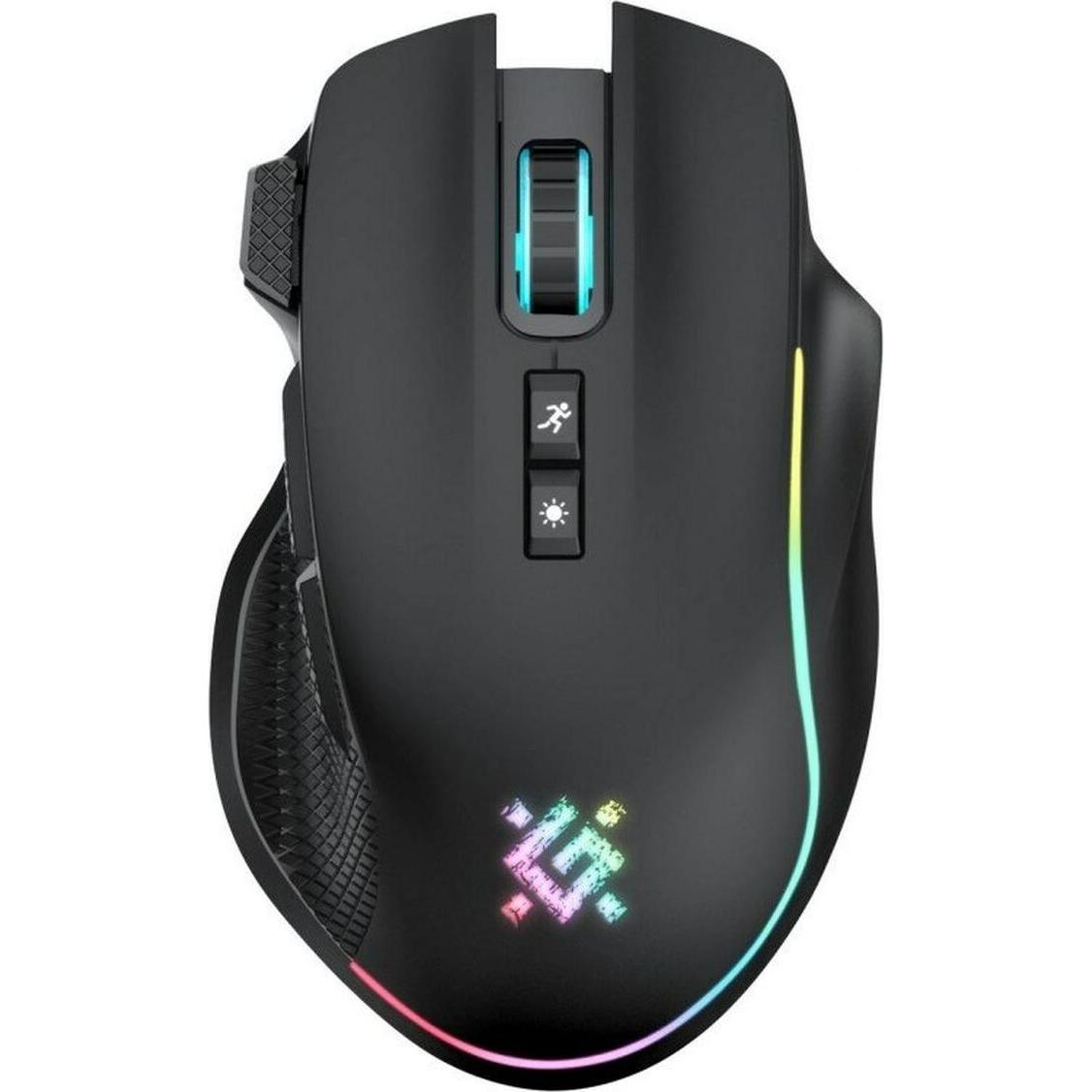 Defender Nero Mysz Gm-213 Thunder Rf 1600Dpi 8P Czarna (Senza Fili), Mouse,