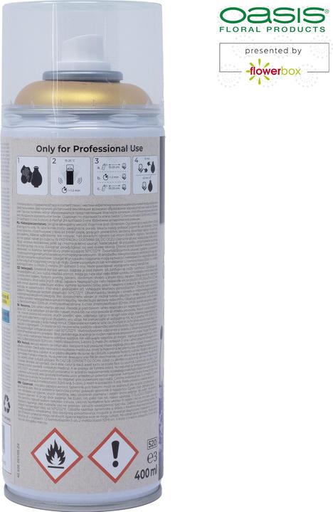 Actual product image Oasis Aqua Colour Spray Metallic Gold 400ml (400 ml)