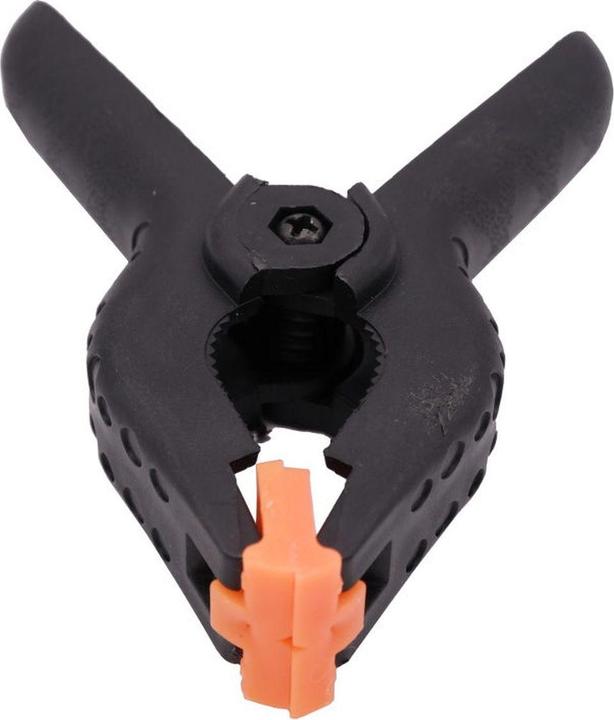 Produktbild Caruba Federklemme Schwarz/Orange Medium (4 StÃ¼ck) (52 mm)