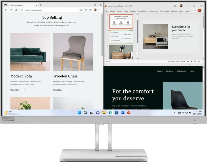 Produktbild Lenovo L27e-40 (1920 x 1080 Pixel, 27")