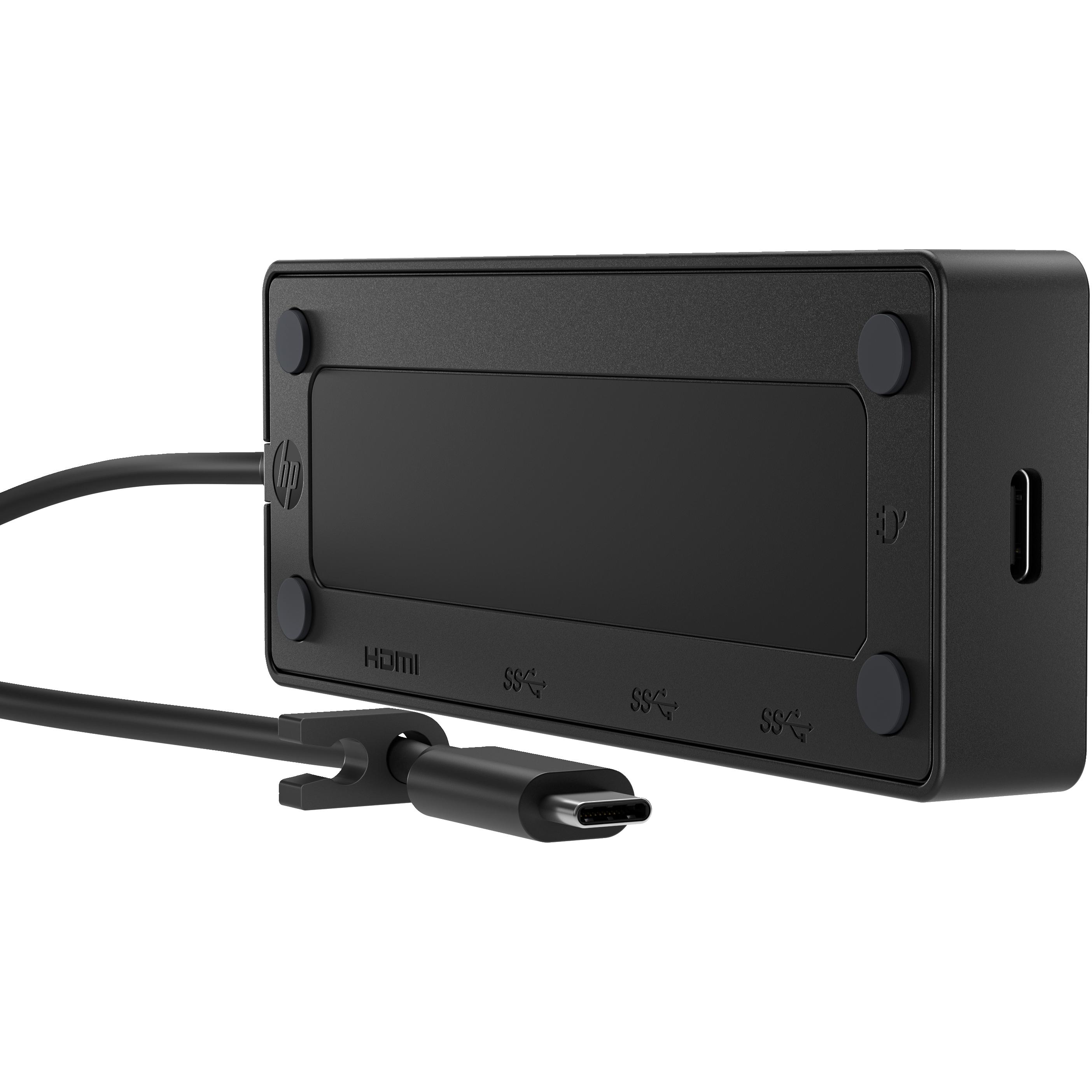Thumbnail - HP USB-C Reisehub G3, 116 mm, 41,9 mm, 14,5 mm, 64 g (USB-C, 1 Ports), Dockingstation + USB Hub, Schwarz