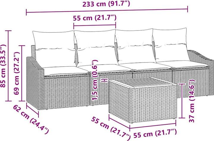 Produktbild vidaXL Alana