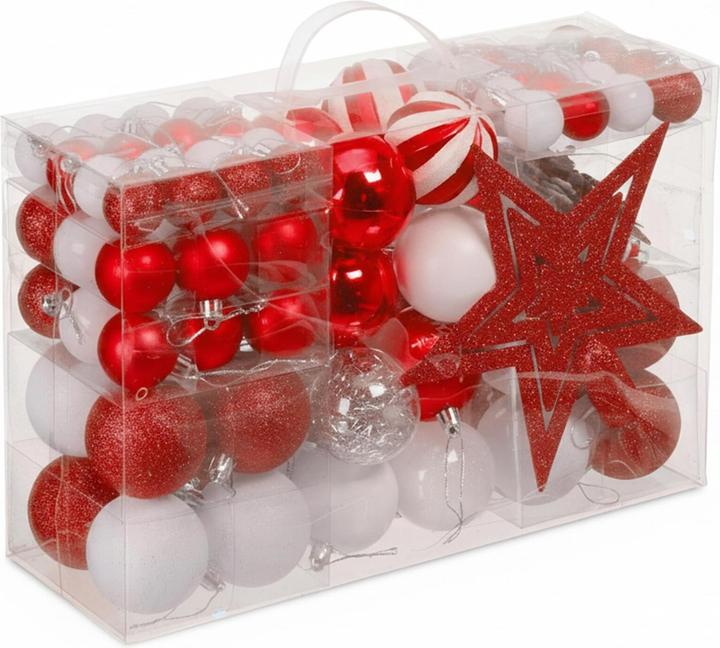 Actual product image Relaxdays Christmas baubles set (101x)
