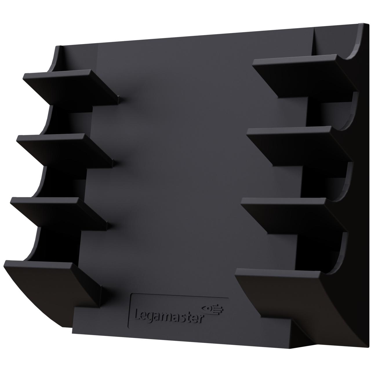 Legamaster, Zubehör Präsentieren, Markerhalter für 4 Marker waagerecht magnethaftend schwarz
