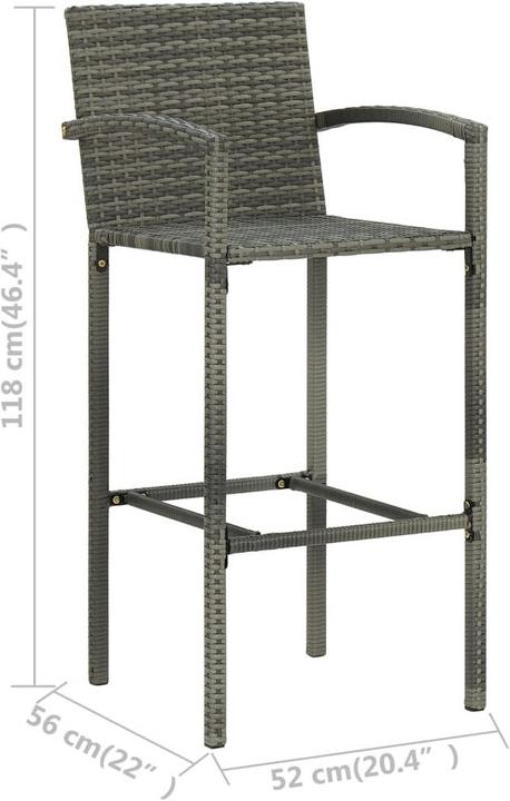 Produktbild vidaXL Barstuhl