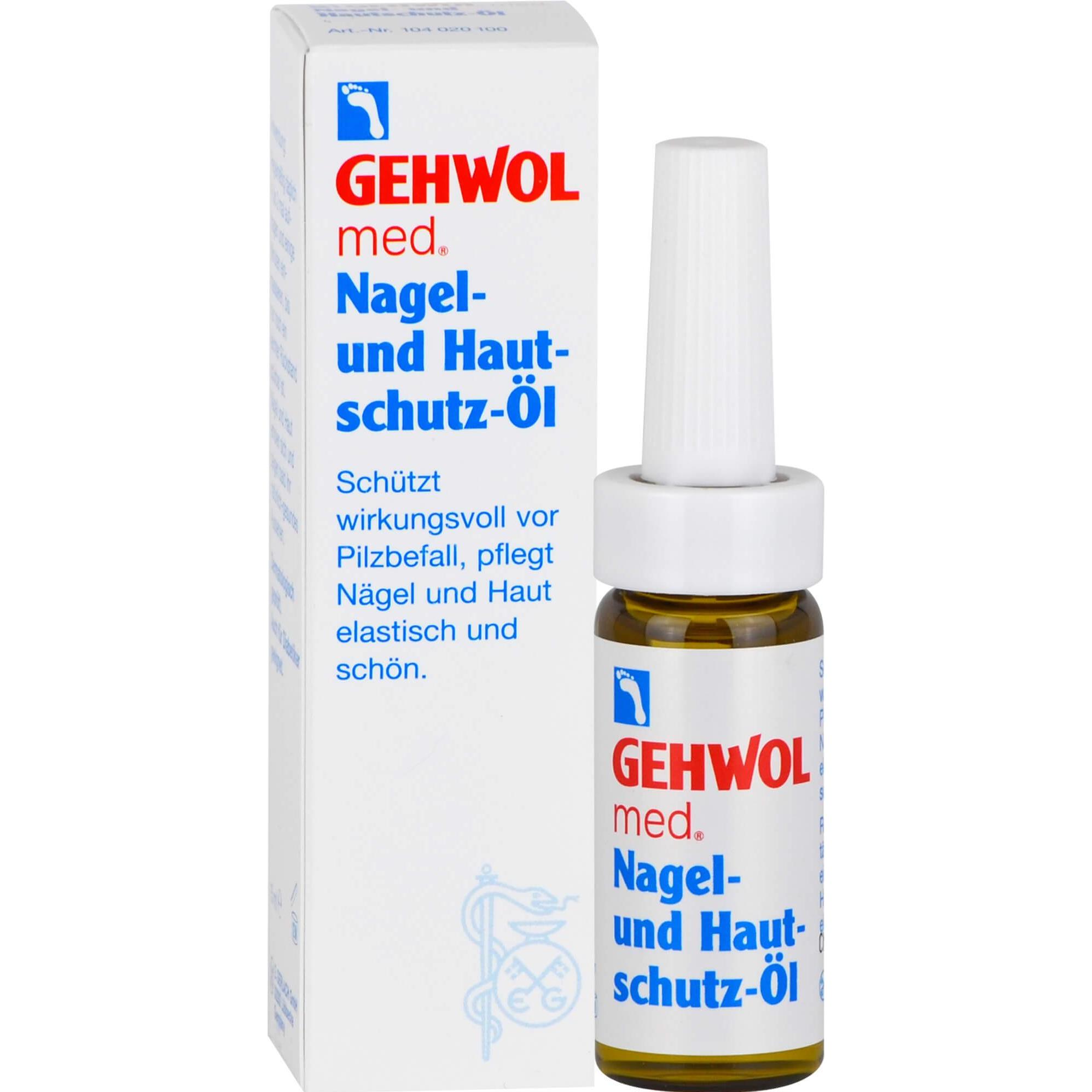 Gehwol, Fusspflegemittel, med Nagel- und Hautschutz-Öl (Fusscrème & Fussgel, 15 ml)