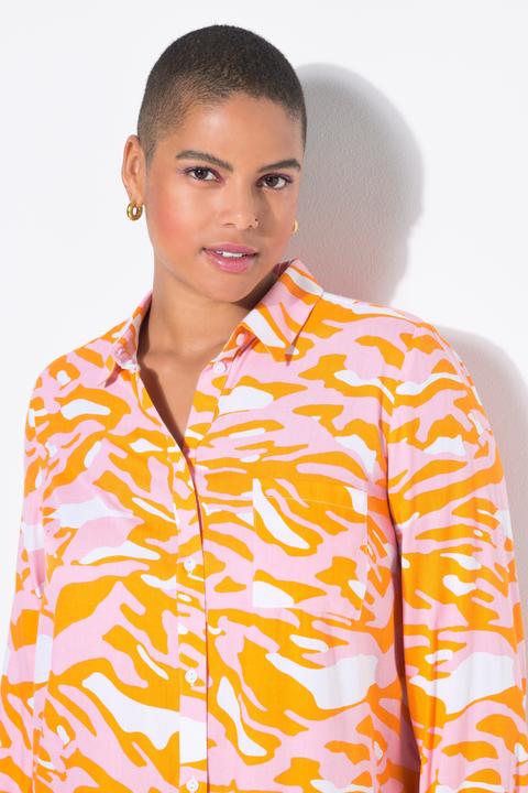 Immagine prodotto Studio Untold Camicia dal taglio squadrato con design zebrato in stile camouflage (54)