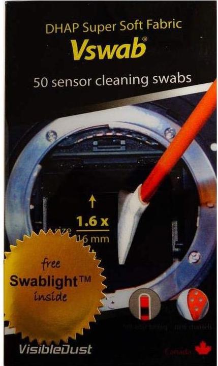 Actual product image Visible Dust DHAP V-Swab