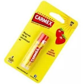 Carmex, Cura delle labbra, Stick balsamo labbra idratante alla fragola 4,25g (Balsamo per le labbra)