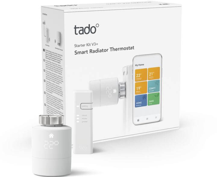 Image du produit tado° Thermostat de radiateur intelligent - kit de démarrage V3+