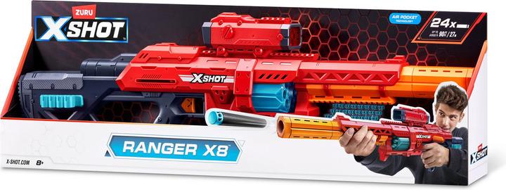 Actual product image Zuru Excel Ranger X8 Blaster (24 Darts)
