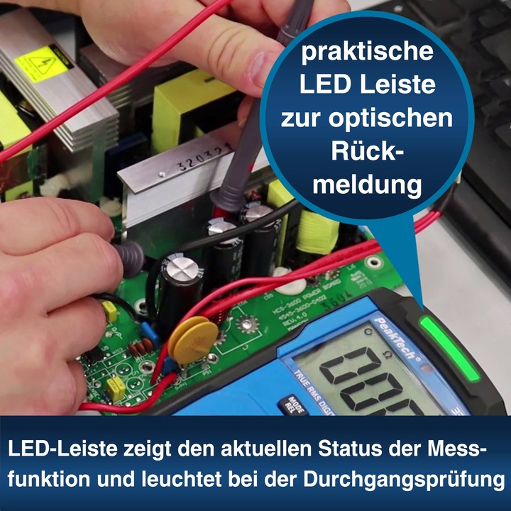 Image du produit Peaktech P 3350 Multimètre numérique True RMS (CAT III 600V)