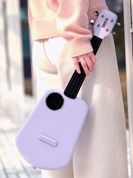 Produktbild Popu Music Ukulele Populele 2 Silber (Akustisch)