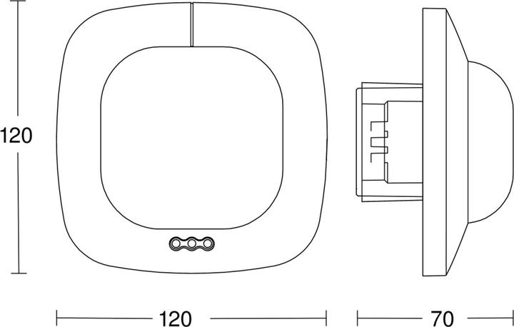 Produktbild Steinel Präsenzmelder IR Quattro HD (8 m)