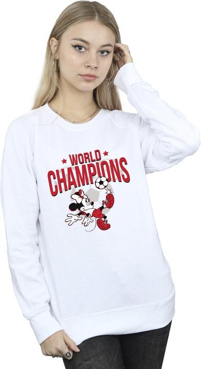 Actual product image Disney Womens/Ladies Minnie Mouse World Champions Sweatshirt (M)