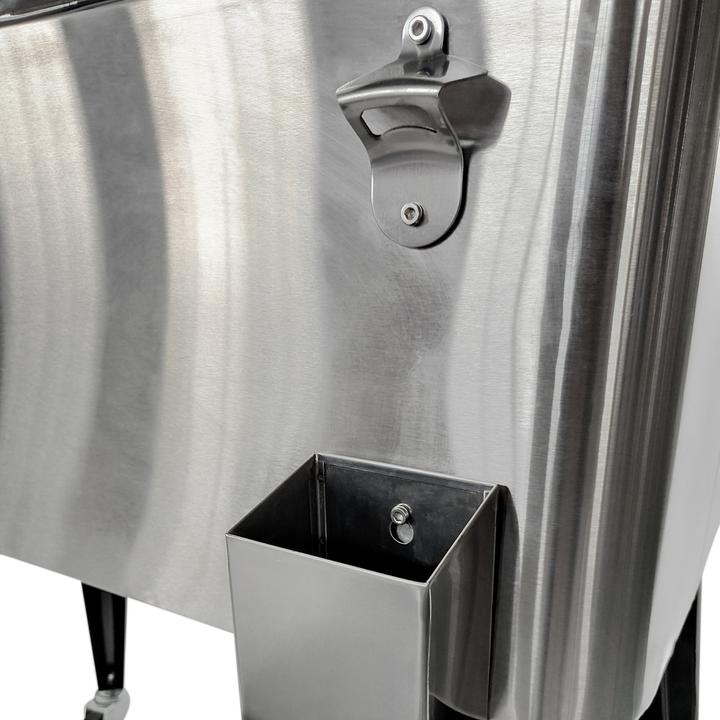 Actual product image Axi Retro Cooler Stainless Steel (76 l)