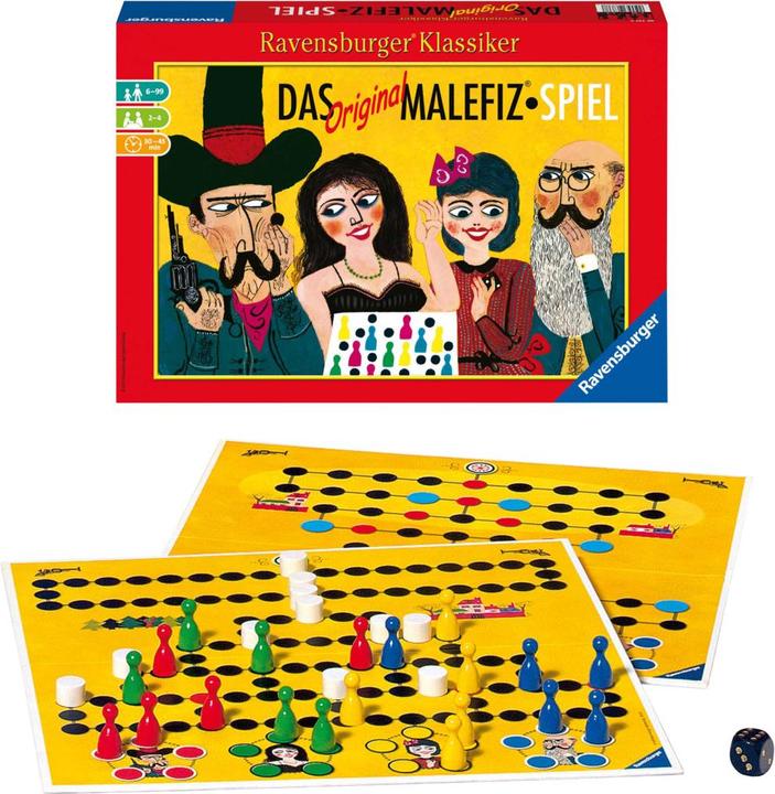 Actual product image Ravensburger Original malefiz game (German, 2 - 4 Players)