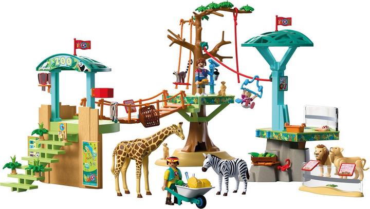 Actual product image Playmobil 72070 Zoo: Wildnis-Kletterpark