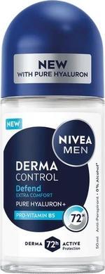 Immagine prodotto NIVEA Men Derma Control Defend Antiperspirant Rollon 50ml (Roll-on, 50 ml)