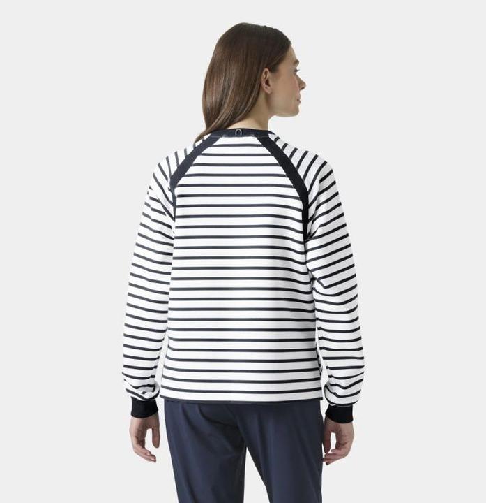 Produktbild Helly Hansen Trui Women Capri Sweatshirt White Navy Stripe Size M (M)