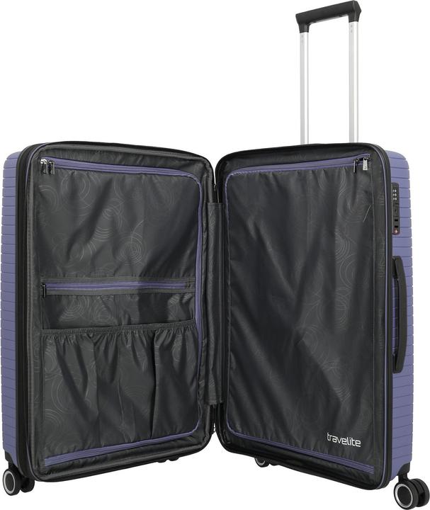 Actual product image Travelite Orbita 4-wheel suitcase set 3-piece with stretch fold (210 l)