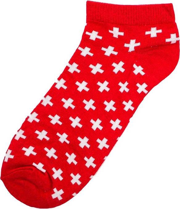 Actual product image TopSpirit Sneaker Socks Red (pack of 3, 31 - 34)