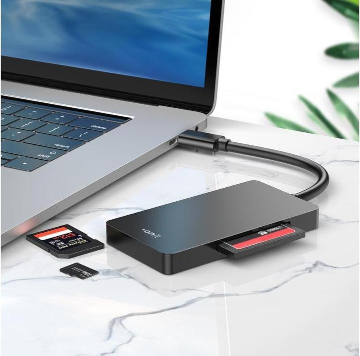 Produktbild Onit Card Reader Extern USB-C 3-in-1 (USB 3.2)