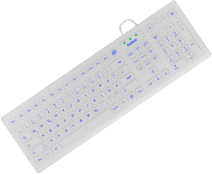 Actual product image KeySonic Keyboard Full Size Hygiene Industrial Keyboard for Windows®. (DE, Cable)