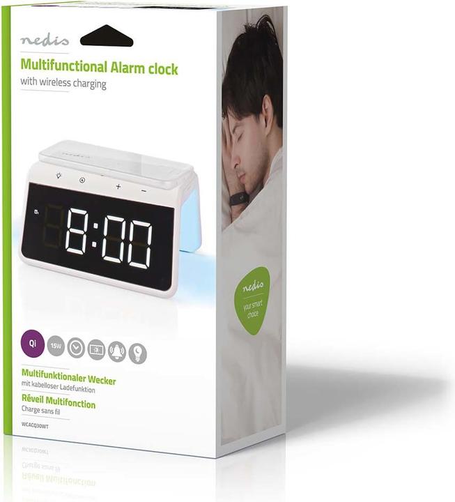 Produktbild Nedis Wecker -Kabelloses Ladegerät
