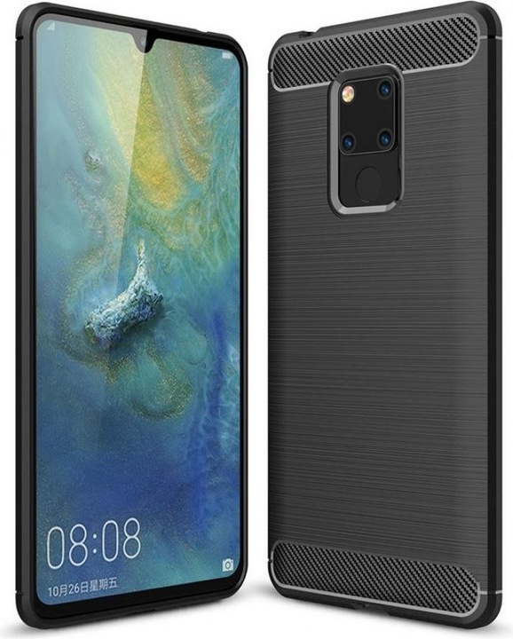 Immagine prodotto Screenguard Huawei Mate 20 X Cover Carbon Brushed Soft TPU (Mate 20 X)