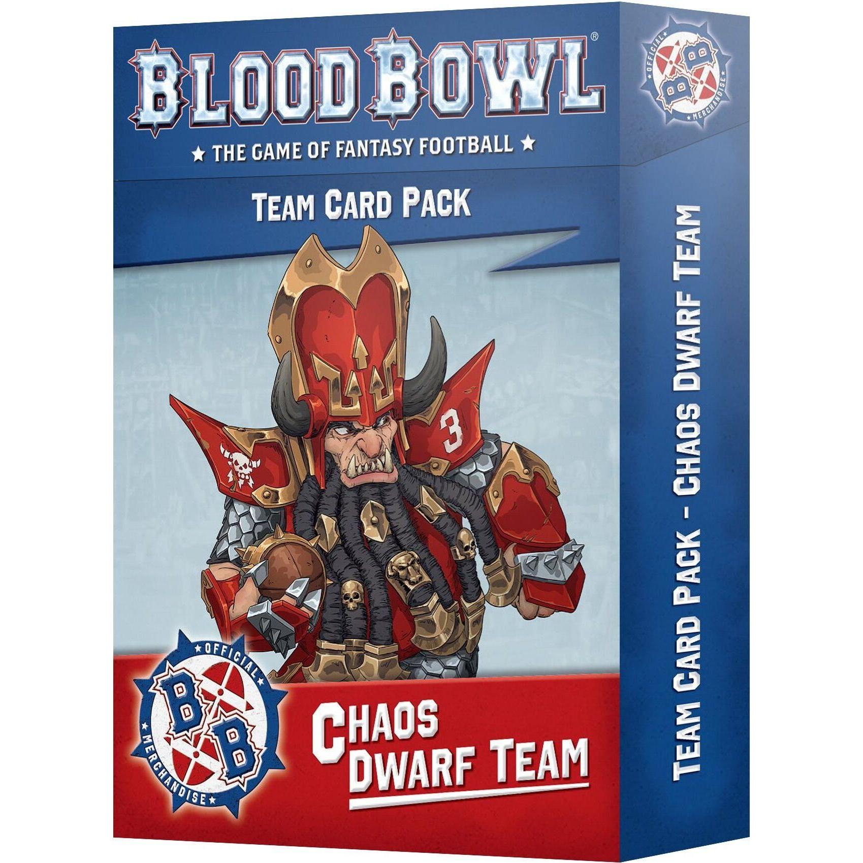 Games Workshop Blood Bowl: Carte dei Nani del Caos