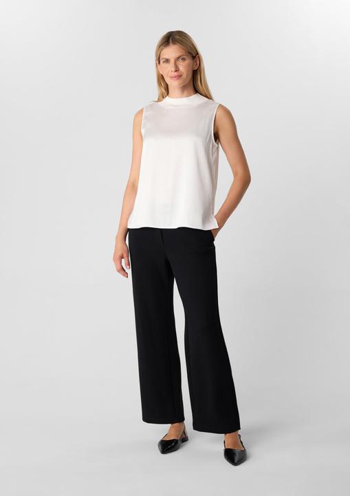 Immagine prodotto Comma Bluse Ärmellose Bluse mit Feinrippkragen (34)