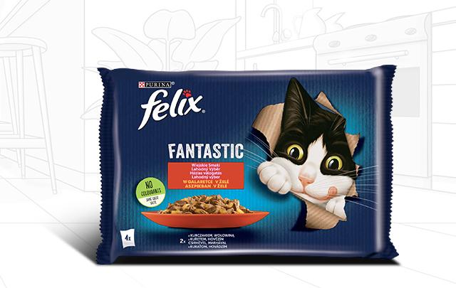 Immagine prodotto Felix 7613039778074 Katzen-Dosenfutter (Adulto, 4 pz., 340 g)