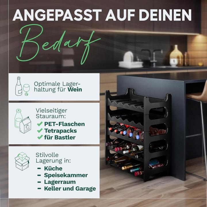 Produktbild Novaliv Weinregal für 72 Flaschen (72 Fl.)