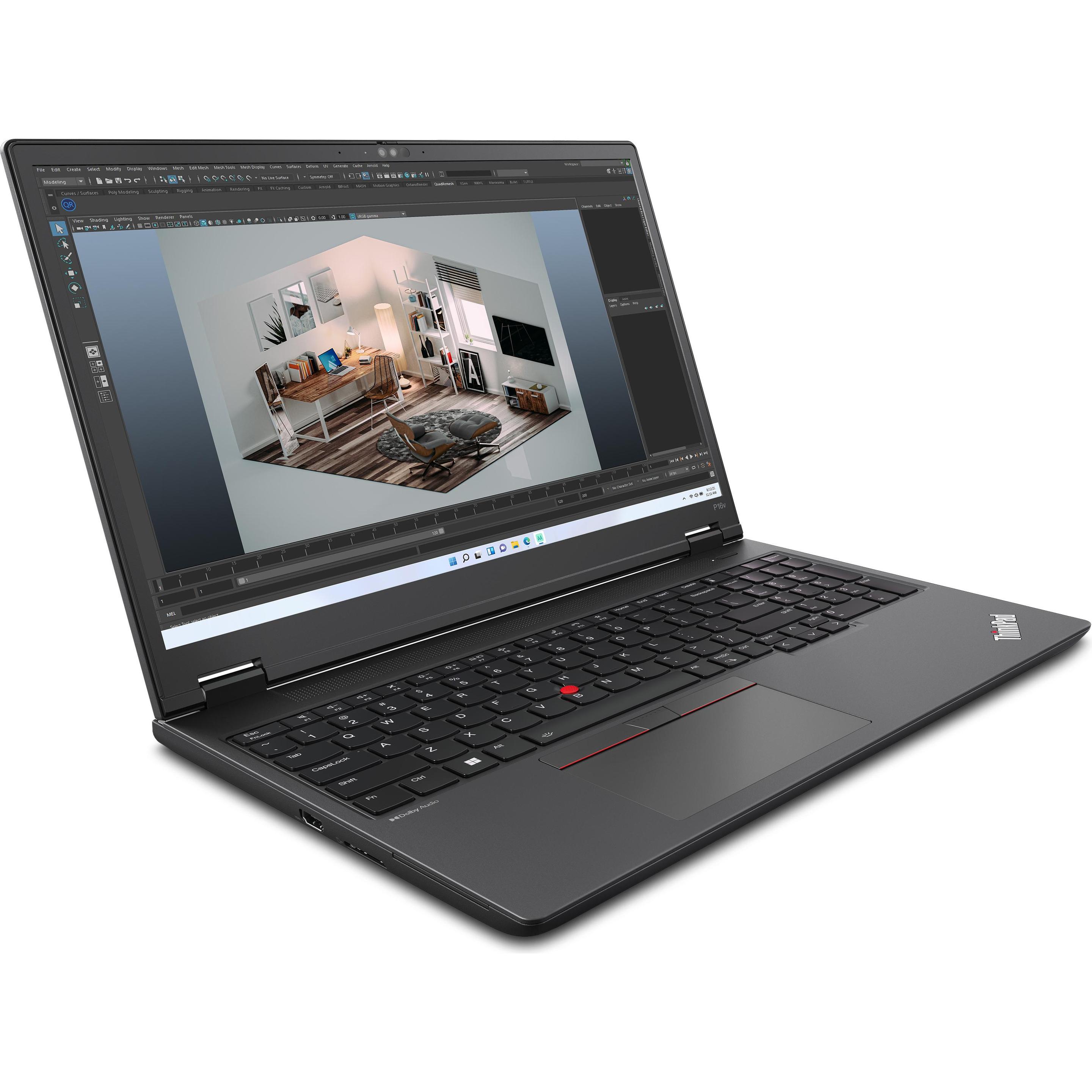 Lenovo ThinkPad P16v G2 Mobile Workstation 21KX001MPB W11Pro Ultra 7165H/32 GB/1 TB/RTX2000 Ada 8 GB