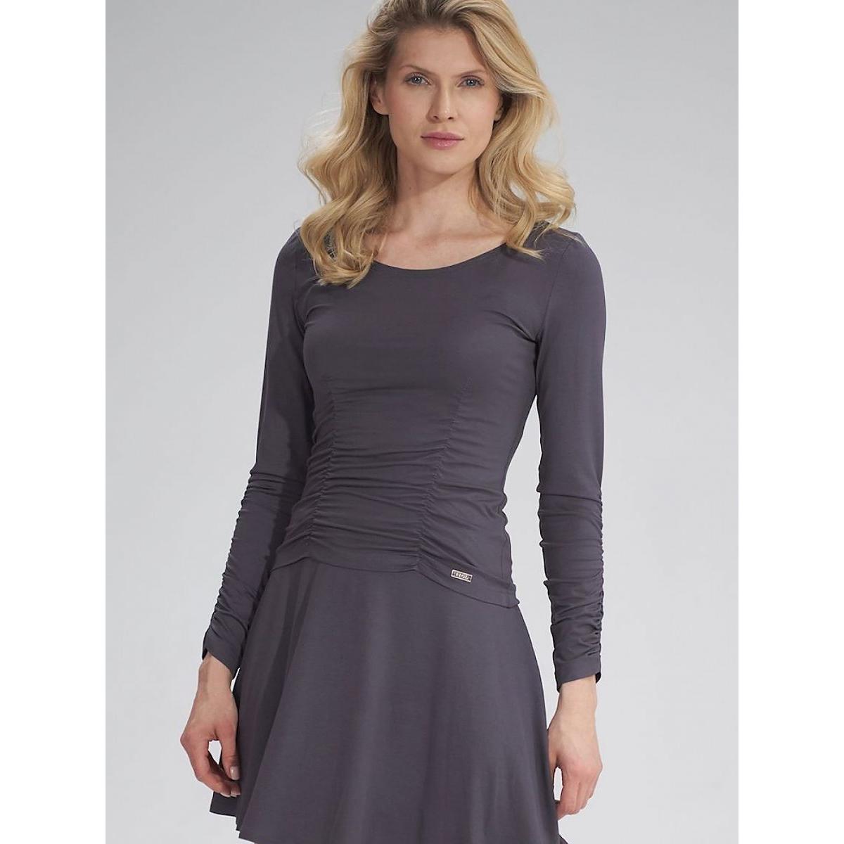 Figl, Damen, Bluse, Bluse, Grau, (S)