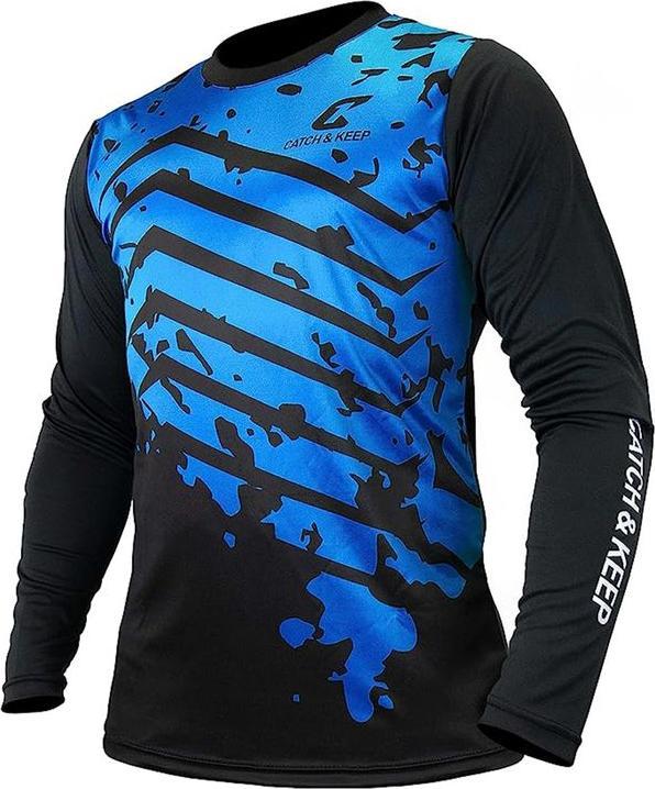 Image du produit Catch & Keep Maillot de foot adulte Enfants Maillot de gardien de but Maillot de football Jersey (M)
