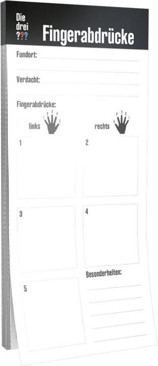 Actual product image Kosmos Detective equipment The Three??? fingerprints professional set