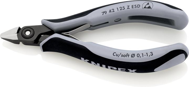Actual product image Knipex Precision Electronics Side Cutter ESD 79 42 125 Z ESD (125 mm)