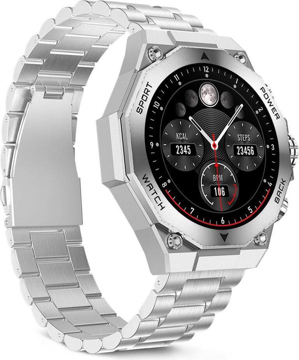Actual product image KSIX Smartwatch Silberfarben 1,43"