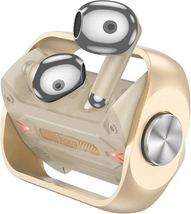 Actual product image Hoco - Wireless Earbuds (EW55) - for Gaming, Bluetooth 5.3, True Wireless - Gold (4 h, Wireless)