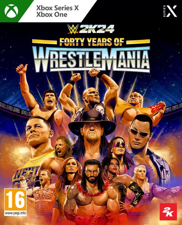 Actual product image Microsoft Xbox WWE 2K24 40 Years of Wrestlemania Edition Download Code (Xbox Series X, Xbox Series S, Xbox One X, Xbox One S)