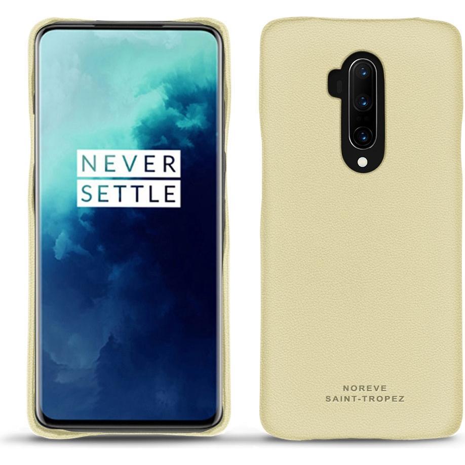Noreve Lederschutzhülle (OnePlus 7T Pro), Smartphone Hülle, Beige