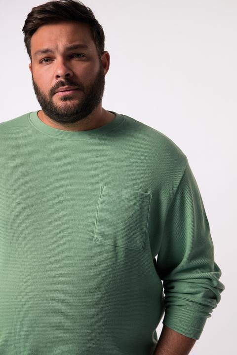 Produktbild Men+ Langarmshirt, Waffelstruktur, Bauchfit, Rundhals (XL)