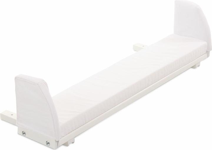 Tobi Rallonge laquée blanche, partie matelas incluse