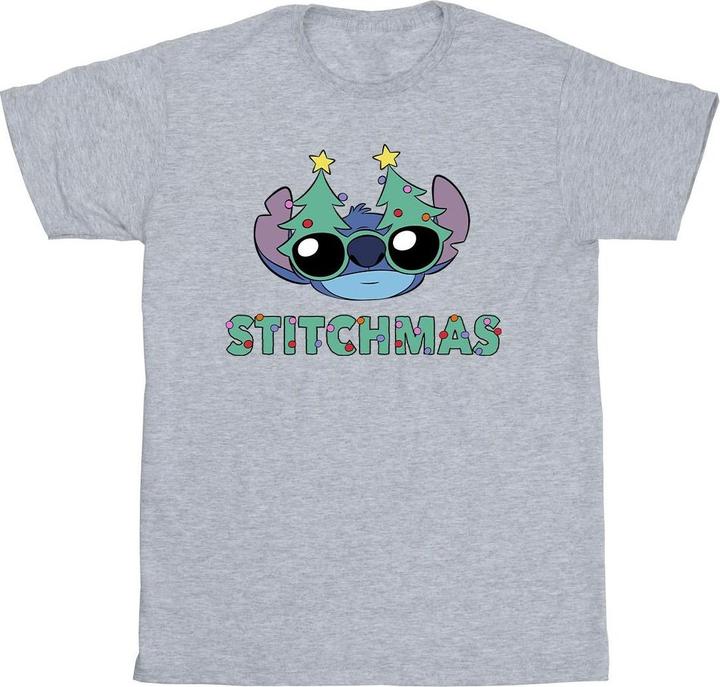 Immagine prodotto Disney Lilo & Stitch Stitchmas Glasses Maglietta Uomo (L)