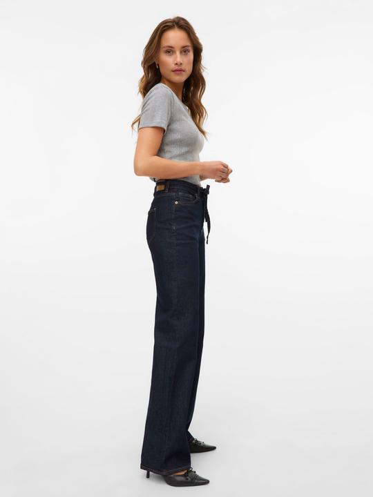Actual product image Vero Moda VMTESSA Hohe Taille Weiter Beinschnitt Jeans Weit geschnitten (W26/L30)
