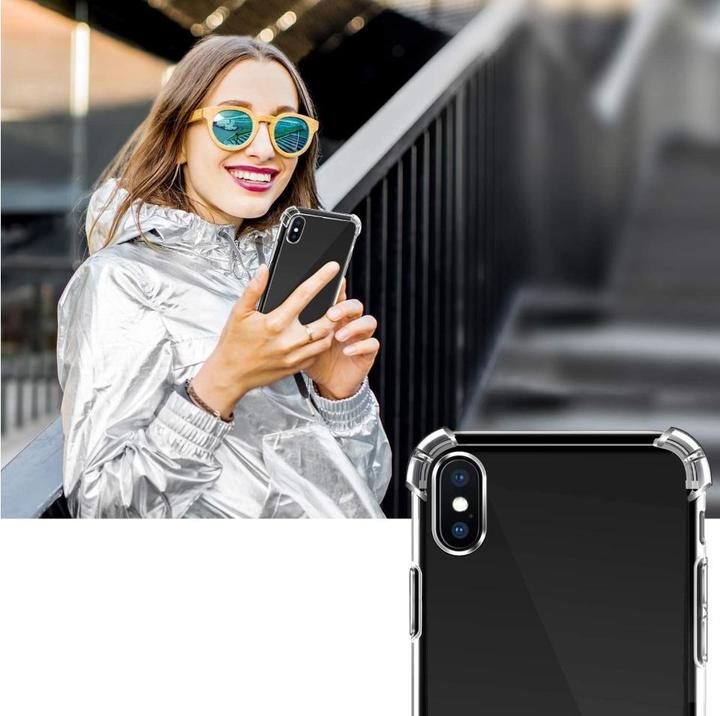 Produktbild Screenguard Apple iPhone XS Max Hülle Crystal Soft Airbag Bumper (Apple iPhone XS Max)